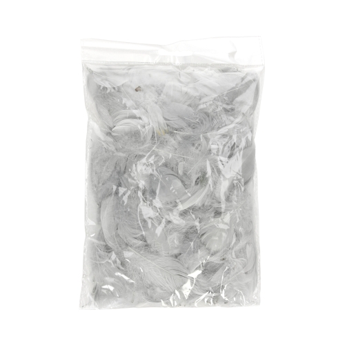 Piórka ozdobne 5-12cm 10g szare