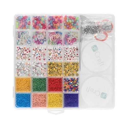 Zestaw do tworzenia biżuterii - koraliki + akcesoria Dp Craft GRZS-001