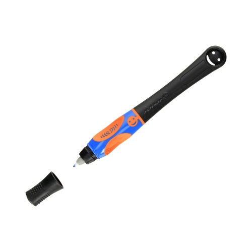 Pióro kulkowe do nauki pisania dla praworęcznych Neon Black czarne w kartoniku Pelikan Griffix