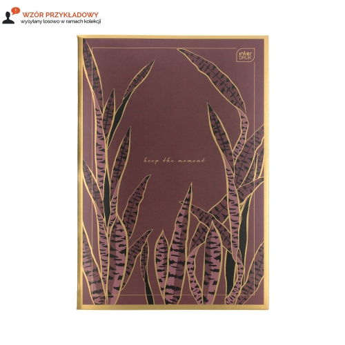 Zeszyt A4/60 kratka metallic Satin Gold Interdruk