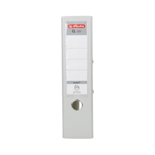 Segregator A4/80 popielaty Q.File Herlitz 11167459