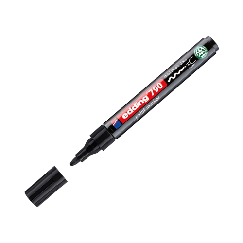 Marker olejowy 2.0-3.0mm czarny okrągły Edding 790 PCR