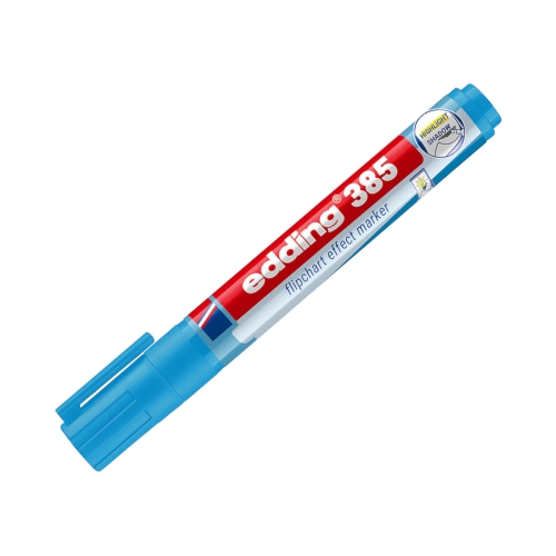 Marker flipchart 1.0-5.0mm jasnoniebieski Edding 385