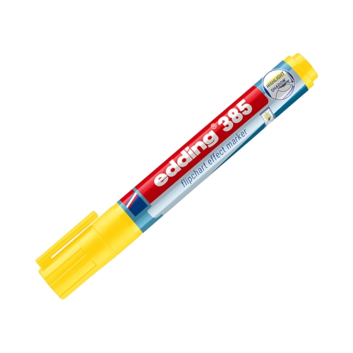 Marker flipchart 1.0-5.0mm żółty Edding 385
