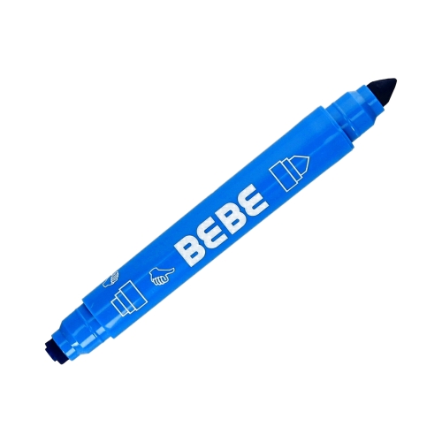 Flamastry 6kol dwustronne - stempelki Jumbo BeBe