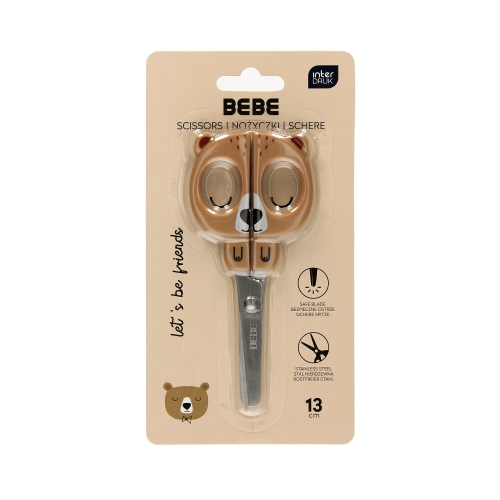 Nożyczki szkolne 13cm BeBe Friends Girls Interdruk
