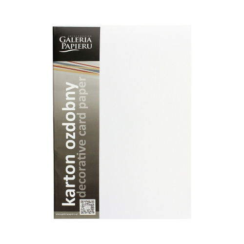 Karton wizytówkowy A4 210g Pearl diamentowa biel (20)