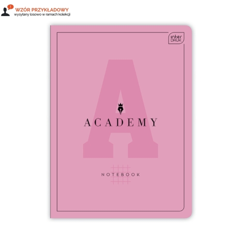 Zeszyt A5/60 kratka Academy Hybrid Interdruk 90g