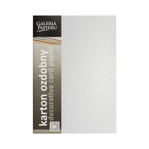 Karton wizytówkowy A4 135g Pearl diamentowa biel 20 ark.