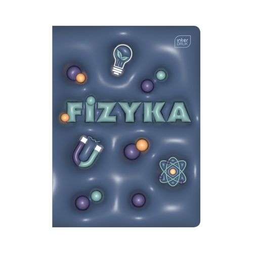 Zeszyt A5/60 kratka fizyka hybrid + pigułka wiedzy Interdruk
