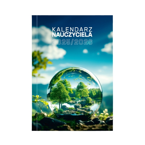 Kalendarz książkowy B5 dla nauczyciela Eko PCV Tygodniowy