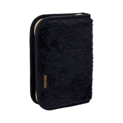 Piórnik z wyposażeniem pojedynczy 1klapka Fluffy Kitty Black Astrabag AC11