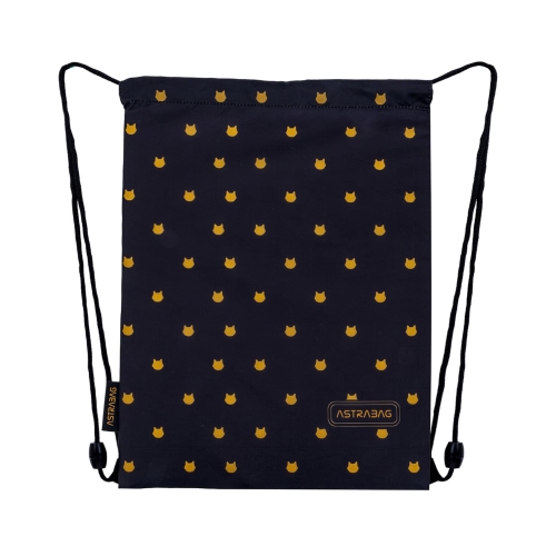 Worek na buty ASTRABAG AD1 Fluffy Kitty Black 507025010