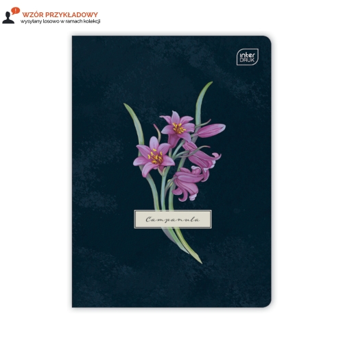 Zeszyt A5/80 w kratkę Hybrid Fiori Interdruk 70g
