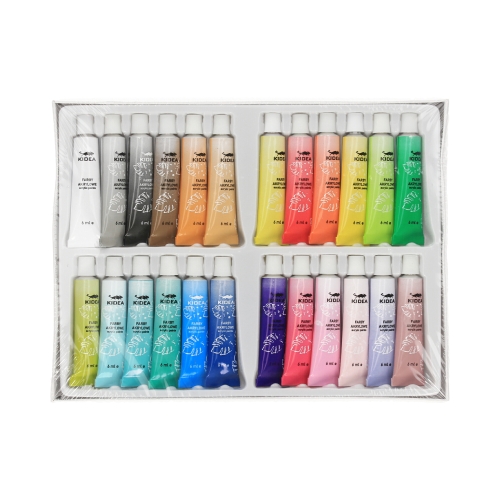 Farby akrylowe Kidea 24 kolory 12ml