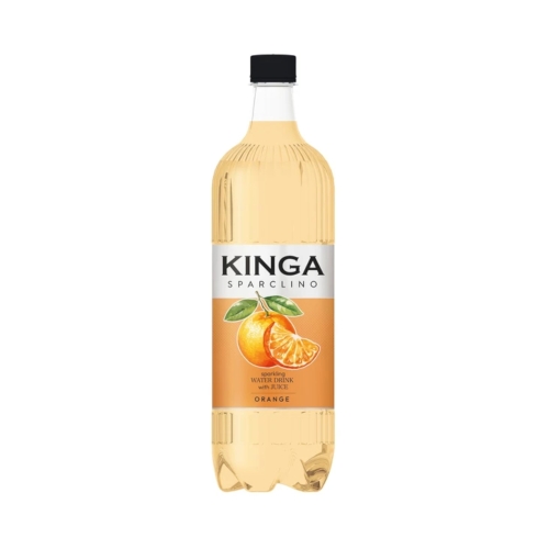 Napój gazowany 1L pomarańczowy Kinga Sparclino pet