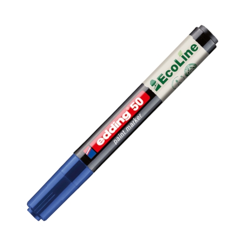Marker olejowy 2.0-3.0mm niebieski okrągły Edding 50 EcoLine