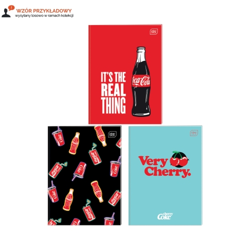 Zeszyt A4/32 kratka mat+UV Coca Cola Interdruk 70g