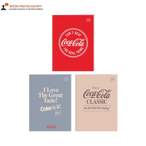 Zeszyt A4/60 kratka Hybrid Coca Cola Interdruk 70g