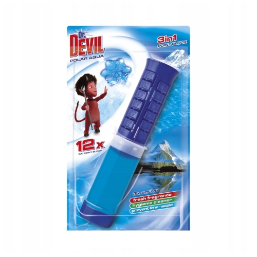 Krążek WC żel 75ml Devil Polar Aqua