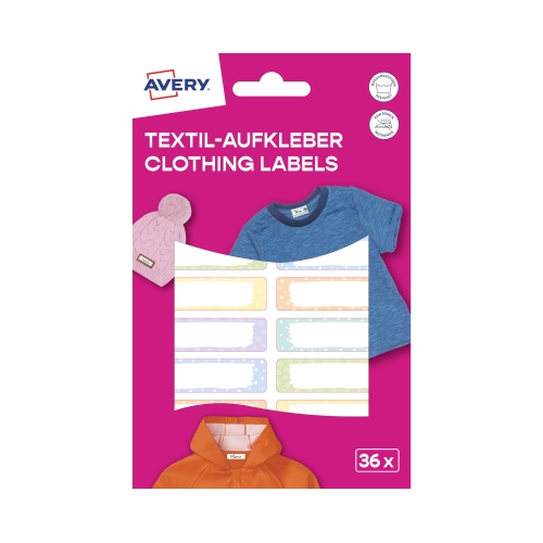 Etykiety na ubrania 46x13mm/36 pastel ETVET36M (2)