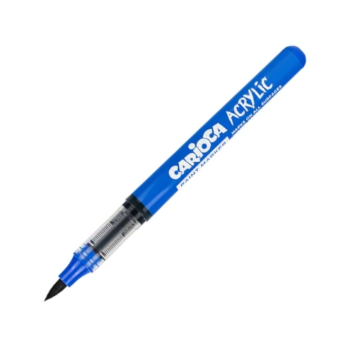 Marker akrylowy 2 kol końcówka pędzelkowa Carioca
