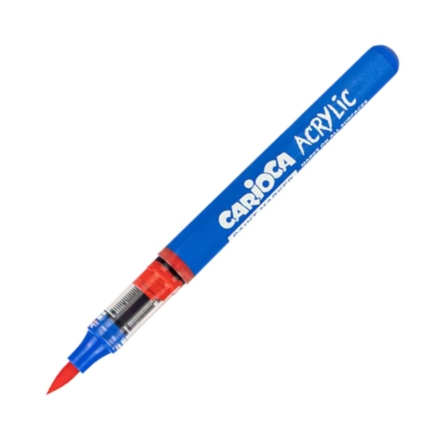 Marker akrylowy 5kol końcówka pędzelkowa Carioca 45280