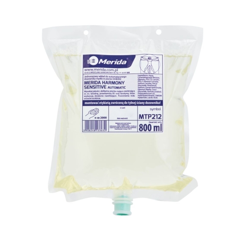 Mydło pianka 800ml Harmony Sensitive Merida MTP212