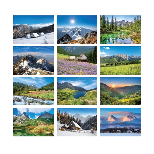 Kalendarz wieloplanszowy Tatry i Podhale WL04