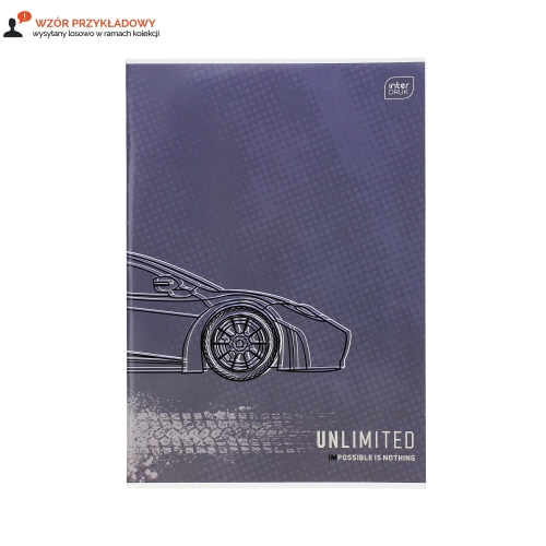 Zeszyt A4/60 linia UV mix Interdruk 70g