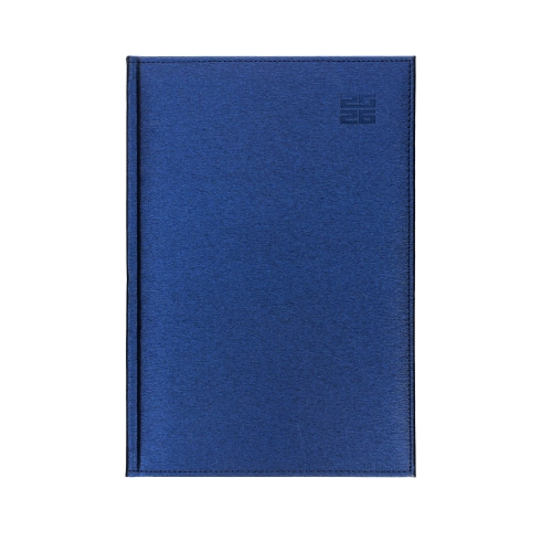 Kalendarz ksiażkowy A4+notes granat Aluminium Standard Tygodniowy