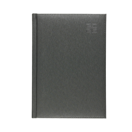 Kalendarz ksiażkowy B5 srebrny Aluminium Standard