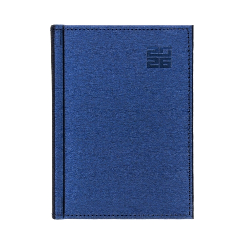 Kalendarz ksiażkowy B6 granat Aluminium Standard