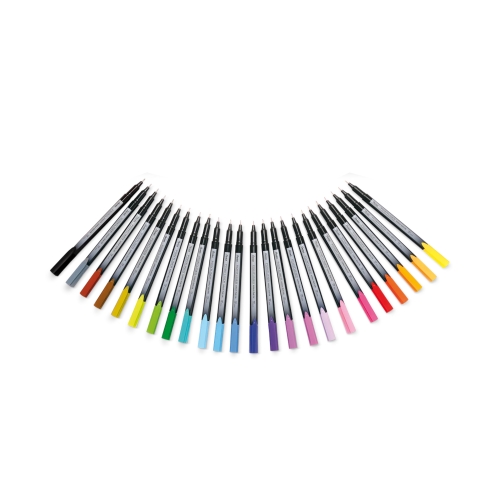 Cienkopis 0.4mm 24kol Pentel S40-ST24PL