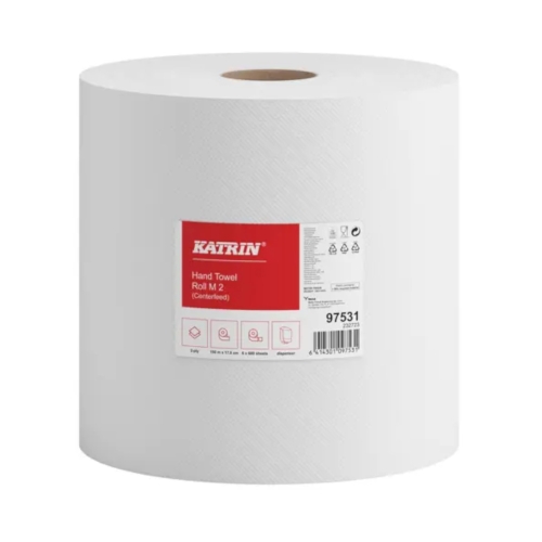 Ręcznik papierowy rola 2wfi200 biały Katrin M2 150m 97531