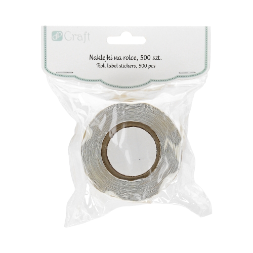 Naklejki na rolce 3.8cm Kraft okrągłe (500)