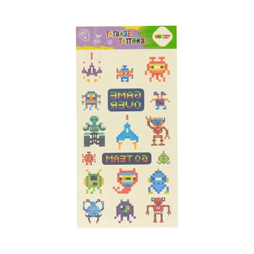 Tatuaże zmywalne 100x200mm Pixi Planet HappyColor