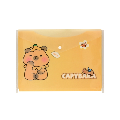 Teczka kopertowa A4 beżowa Kapibara