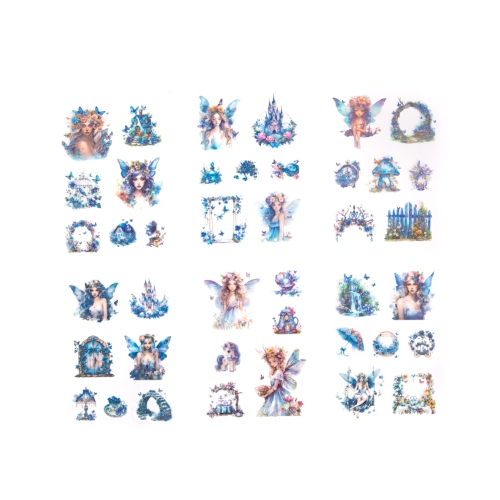 Naklejki połyskujące Pet Wróżki Blue Stardust (6)