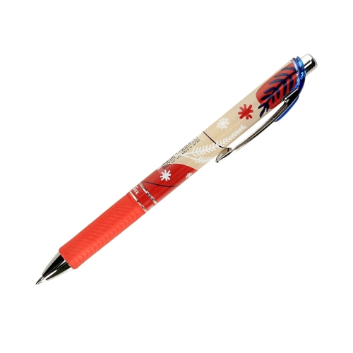 Pióro kulkowe 0.7mm Winter czerwony Pentel BL77
