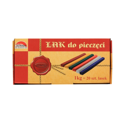Lak do pieczęci 1kg brązowy Jedność