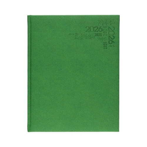 Kalendarz książkowy A4 Lux- A zielony tygodniowy