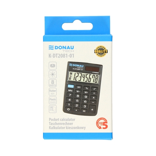 Kalkulator 8pozycyjny SLD100NR Donau Tech K-DT2081-01