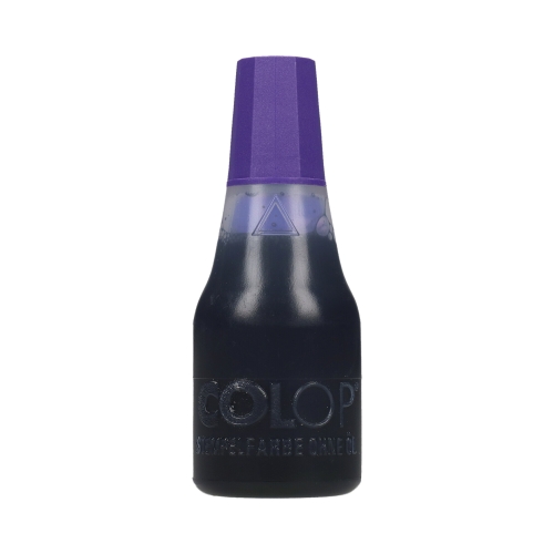 Tusz stemple 25ml fioletowy gumowe Colop