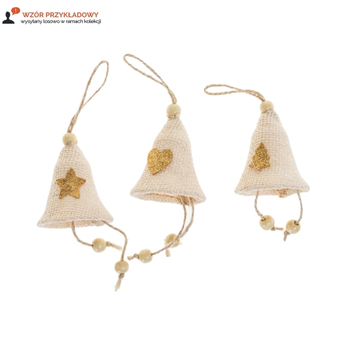 Dekoracja świąteczna zawieszka dzwoneczek Brewis