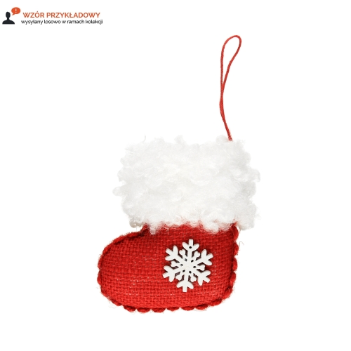 Dekoracja świąteczna zawieszka bucik Brewis