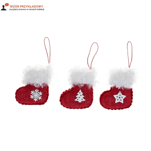 Dekoracja świąteczna zawieszka bucik Brewis