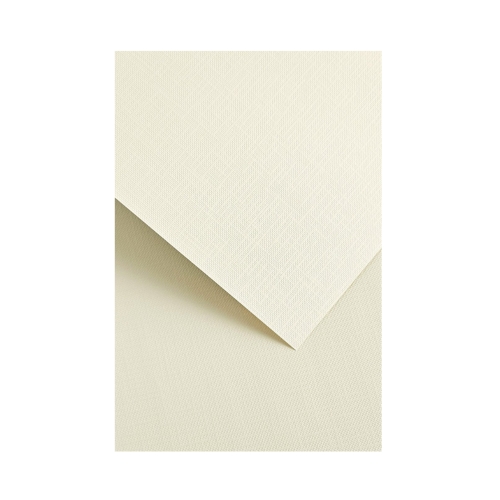 Karton wizytówkowy A4 240g Ryps/kremowy - 20 ark.