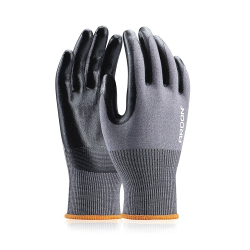 Rękawice antyprzecięciowe CutTouchOil szaro-czarne 10/XL Ardon (2)