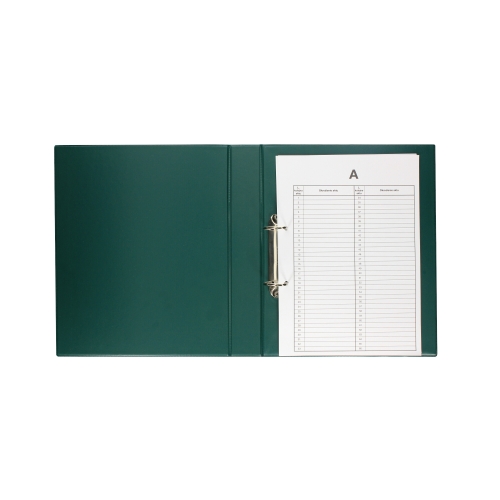 Segregator akta osobowe 2R/4.5cm ciemnozielony Biurfol